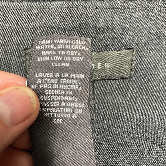 Suzy Shier Women's Charcoal High Rise Pull On Dress Pants Size Large - Picture 5 of 8